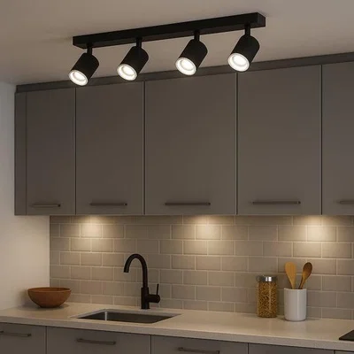 Dunelm EGLO Melitello-Z Smart Colour Changing LED 4 Light Spotlight