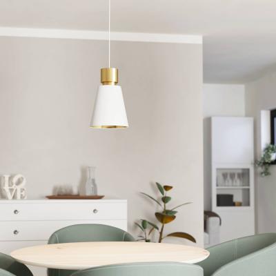 Dunelm EGLO Aglientina Brushed Brass Pendant Light Brass
