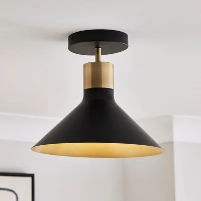 Dunelm Morgan Industrial Flush Ceiling Light
