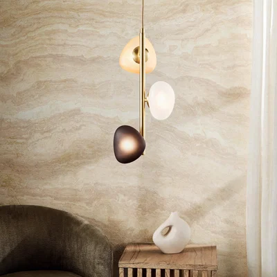 Dunelm Pebble 3 Light Adjustable Pendant Light