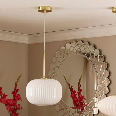 Dunelm Return - Bella Ribbed Squoval Pendant Light