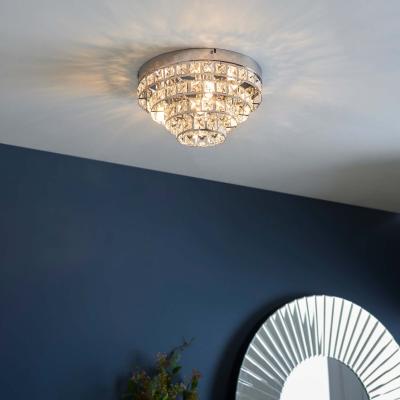 Dunelm Return - Vogue Motown 4 Light Jewel Flush Ceiling Light
