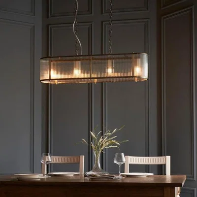 Dunelm Vogue Hadley Modern 4 Light Adjustable Pendant Light