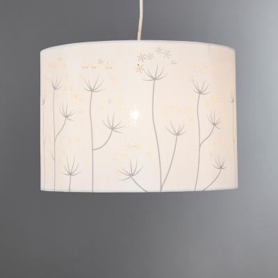 Dunelm Allium Laser Cut 30cm Drum Ivory Shade Ivory