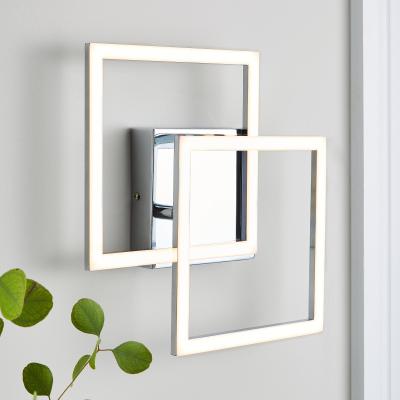 Dunelm Bode LED Diamond Flush Ceiling and Wall Light Clear