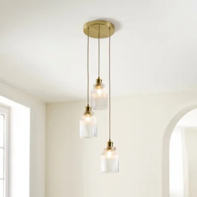 Dunelm Tobias 3 Light Adjustable Cluster Ceiling Light