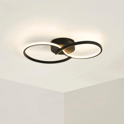 Dunelm Infinity LED Ceiling Fitting Black