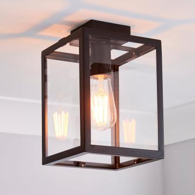 Dunelm London Bathroom Flush Fitting Matt Black Black