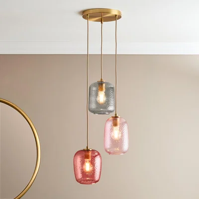 Dunelm Melrose 3 Light Adjustable Cluster Ceiling Light