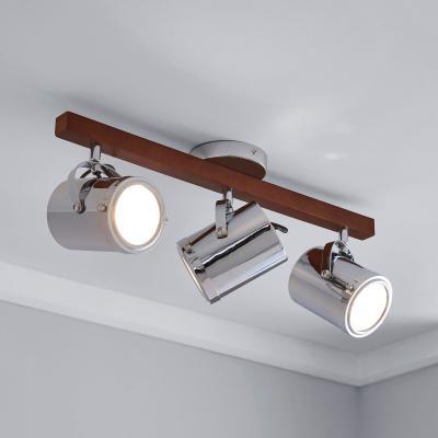 Dunelm Carlton 3 Light Chrome Spotlight Bar Silver