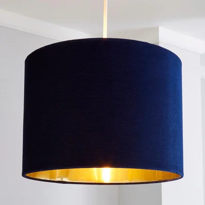 Dunelm Santos 36cm Drum Navy Shade Navy