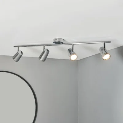 Dunelm Freya 4 Light Adjustable Spotlight Bar