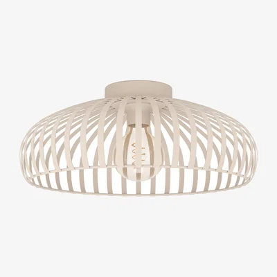 Dunelm EGLO Mogano Scandi Caged Semi Flush Ceiling Light