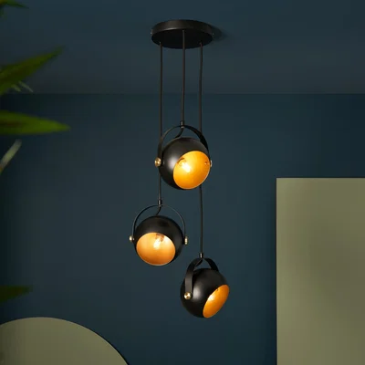 Dunelm Olympa Industial 3 Light Cluster Ceiling Light