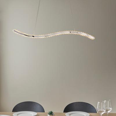 Dunelm Vogue Katana 1 Light Diner Ceiling Fitting Chrome