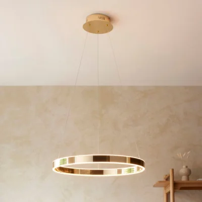 Dunelm Return - Vogue Ring Modern LED Adjustable Pendant Light