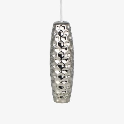 Dunelm Silver Hammered Light Pull Silver