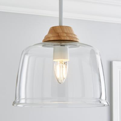 Dunelm Churchgate Croxton Easy Fit Pendant Satin Nickel