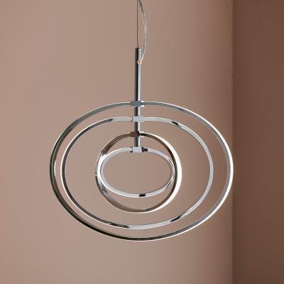 Dunelm Vogue Atoka Integrated LED Pendant Fitting Chrome