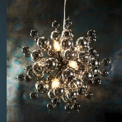 Dunelm Vogue Andromeda 9 Light Pendant Light Black