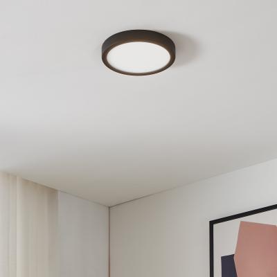 Dunelm EGLO Fueva-Z Round Wall & Ceiling Light Black