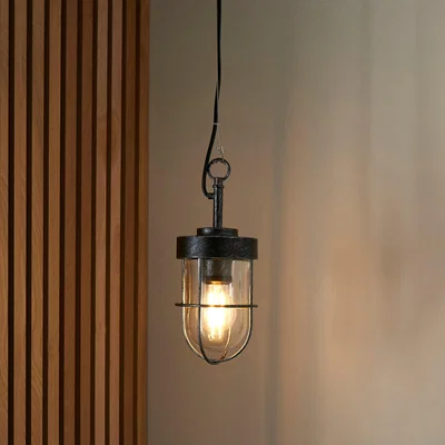 Dunelm Marine Industrial Ceiling Fitting Pewter
