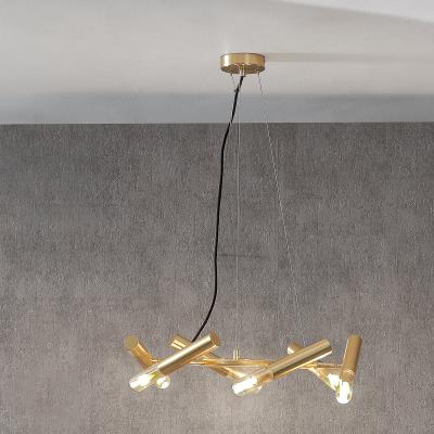 Dunelm Harper 6 Light Pendant, Gold Gold