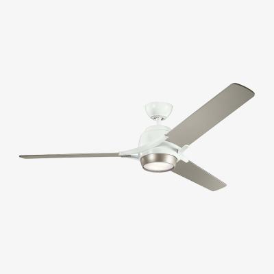 Dunelm Kichler Zeus Ceiling Fan with Light & Remote, 152cm White