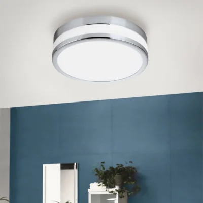 Dunelm EGLO Palermo LED Ceiling Light Silver