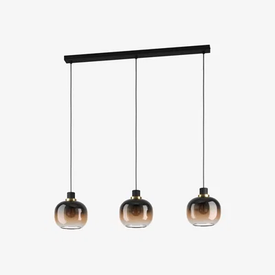 Dunelm EGLO Oilella 3 Light Diner Ceiling Light