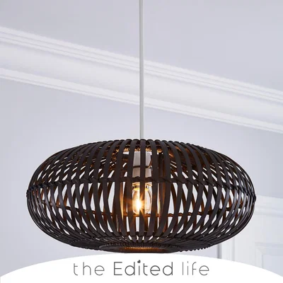 Dunelm Abrielle Easy Fit Black Pendant Black