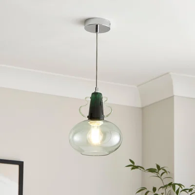 Dunelm Wiggle Modern Adjustable Pendant Light