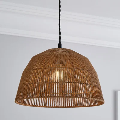 Dunelm Edited Life String Pendant Shade Brown