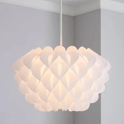 Dunelm Sochi Honeycombe White Easy Fit Pendant White