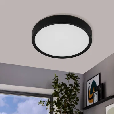Dunelm EGLO Musurita LED Ceiling Light Black