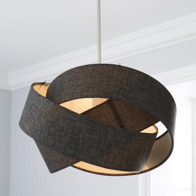 Dunelm Elements Harley 34cm Twisted Shade Grey