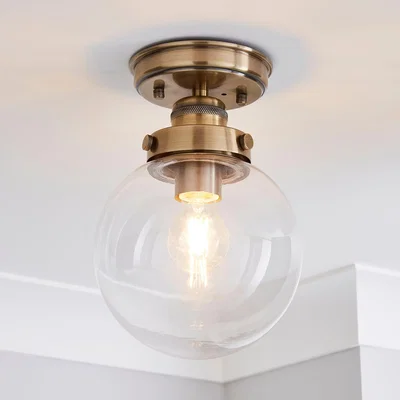 Dunelm Broden Bathroom Flush Fitting Antique Brass Antique Brass