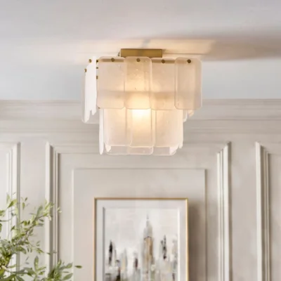 Dunelm Everly 2 Tier Flush Ceiling Light