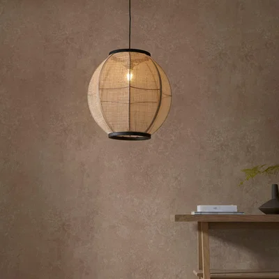 Dunelm Vogue Zen Large Pendant Light Natural