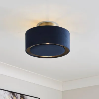 Dunelm Nesa Shallow Flush Ceiling Light