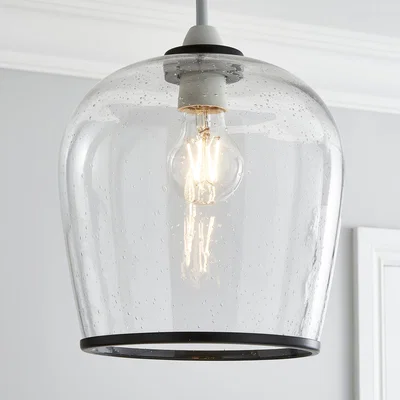 Dunelm Lenny Easy Fit Pendant Black