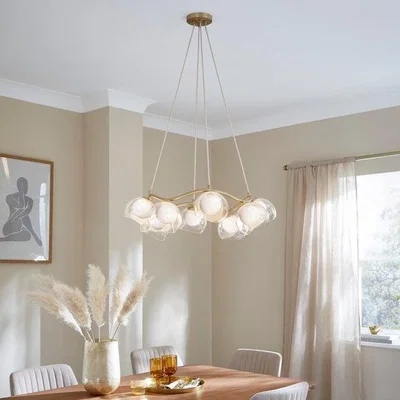 Dunelm Angelina Adjustable Hoop Ceiling Light