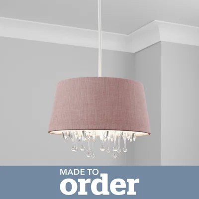 Dunelm Made to Order Beaded Shade Purple