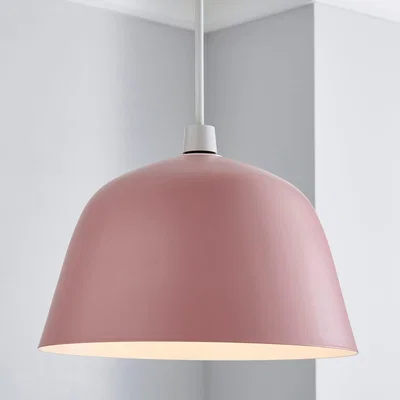 Dunelm Alba Easy Fit Pendant Pink