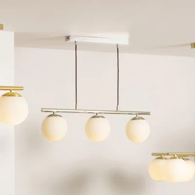 Dunelm Asterope 3 Metal Pendant Chrome
