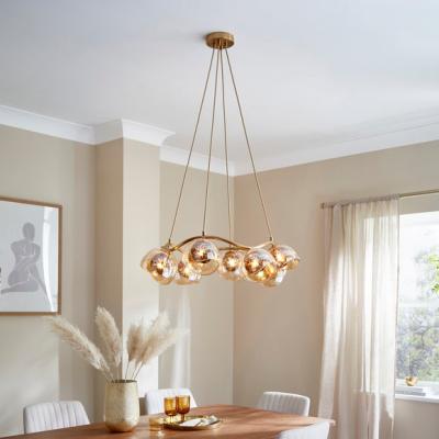 Dunelm Kira 8 Light Tortoiseshell Ceiling Light