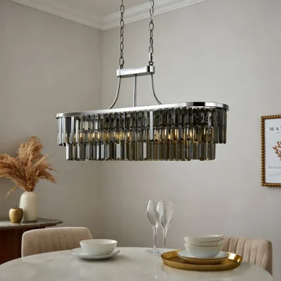 Dunelm Audra 5 Light Adjustable Diner Ceiling Light