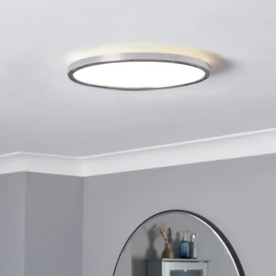 Dunelm Core LED Flush Bathroom Ceiling Light