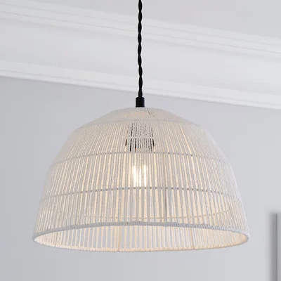 Dunelm Edited Life String Pendant Shade White