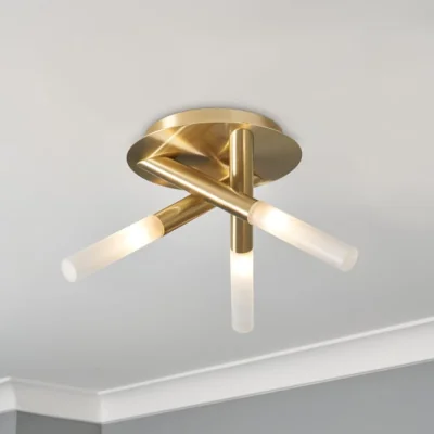 Dunelm Crux 3 Light Ceiling Light
